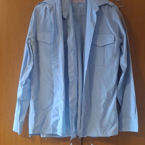 Greek Police Women's Winter Service Shirts used, 2 pieces