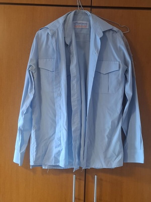 Greek Police Women's Winter Service Shirts used, 2 pieces