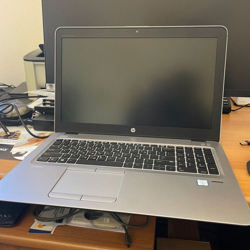 HP EliteBook 850 G4 laptop refurbished with Intel Core i5, 8GB RAM, 128GB SSD, backlit keyboard