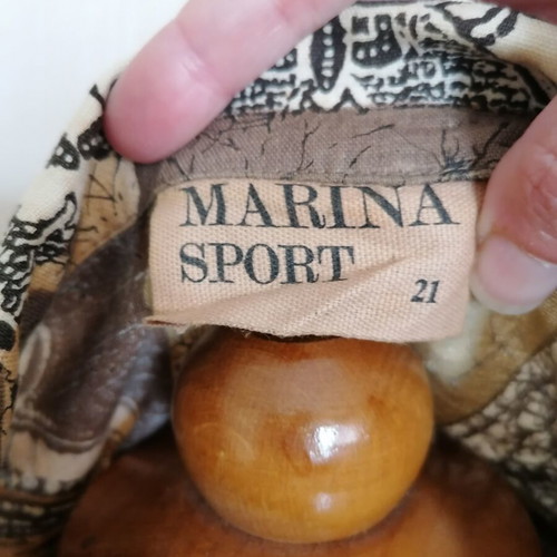 Marina Sport Max Mara vintage linen shirt tunic like new XL XXL