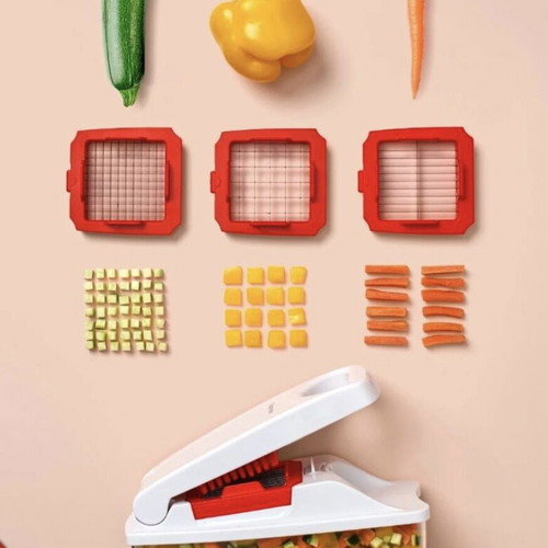 Tupperware Super Vegetable Cutter with 3 Blades, like new