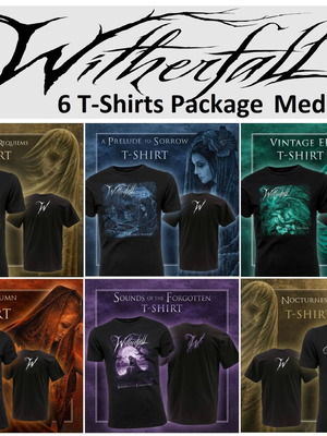 Witherfall T-Shirts pack of 6 medium, sealed, USA import