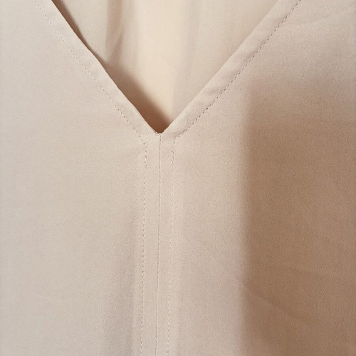 H&M Muted Light Pink Sheer Blouse Top Size S like new