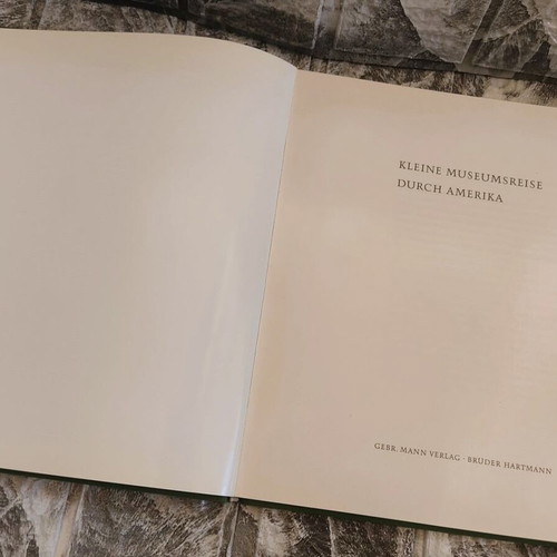 Kleine Museumsreise Durch Amerika book used, German, 1969 edition