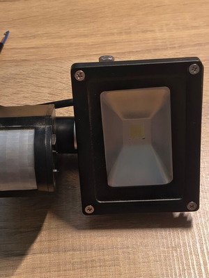 10W LED Floodlight with PIR Motion Sensor, 12V, IP65