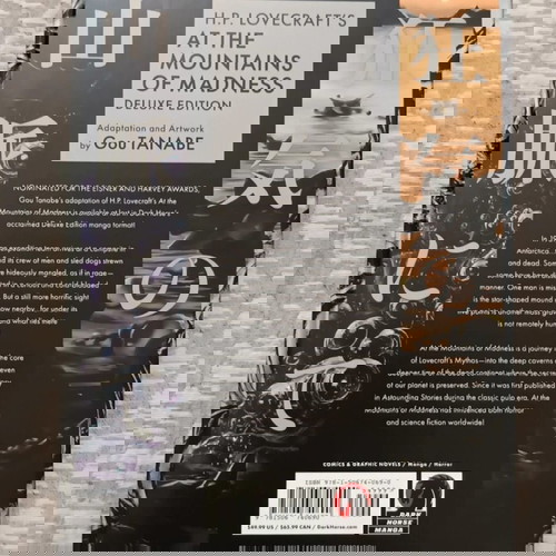 HP Lovecraft's At The Mountains Of Madness Deluxe Edition Gou Tanabe like new