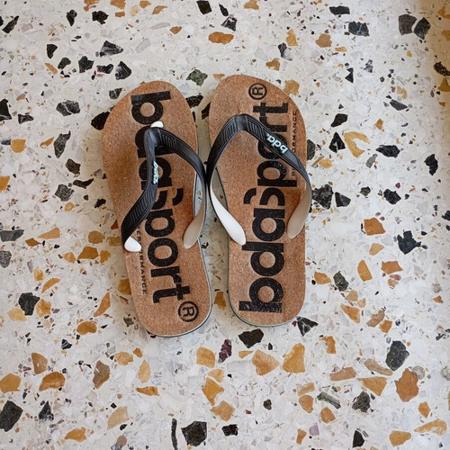 Body Action summer slippers size 44, black and brown, new