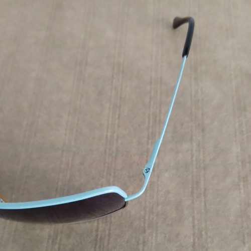 Ray Ban sunglasses like new, thin frame blue-gray