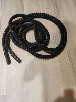 Megafitness battle rope 9m, like new