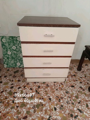 Nightstands used, set of two, 0.66m height