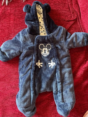 Baby jumpsuit jacket Mickey like new, blue