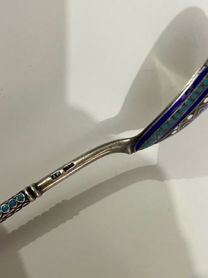 Silver imperial Russian spoon 88 like new