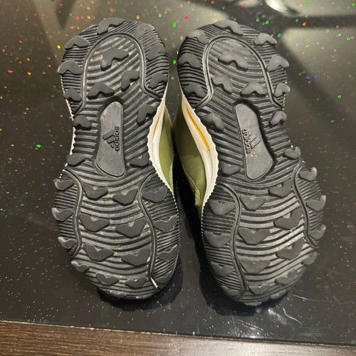 Adidas reflective kids shoes size 30 like new, waterproof with elastic laces