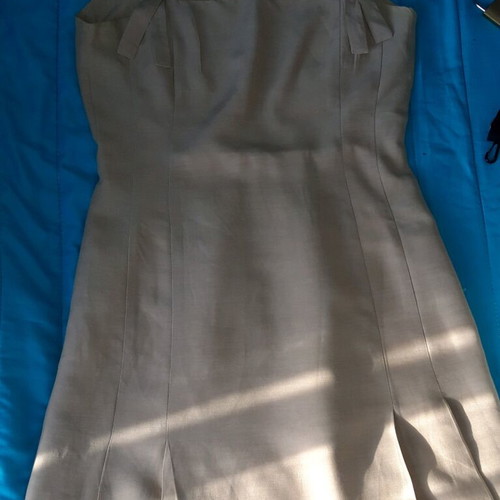 Linen summer dress Rococo like new, beige