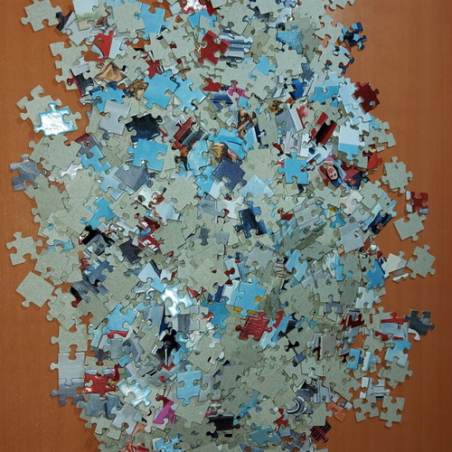 Corner Piece All Aboard 1000-piece jigsaw puzzle