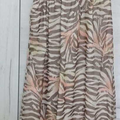 Vero Moda long summer dress with animal print like new