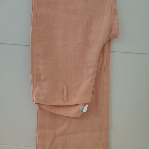 Linen pants 4XL new, orange color