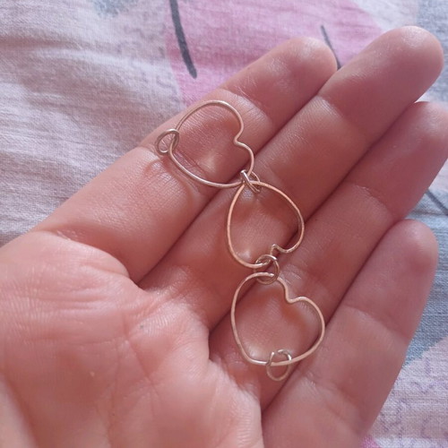 Hearts for necklace or bracelet new