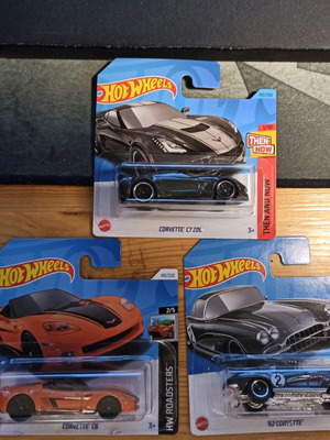 Hot Wheels Corvette σετ 3 καινούργια