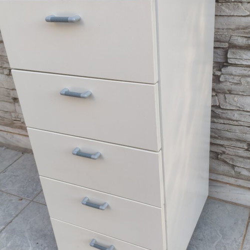 Italian office drawer unit like new, 6 drawers with metal runners
