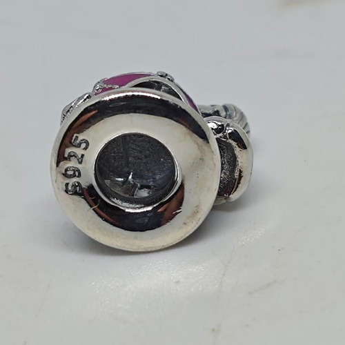 Disney Alice in Wonderland Mad Tea Party Charm S925 like new