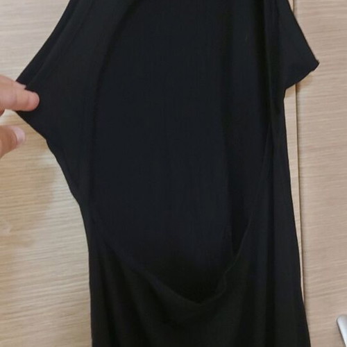 Celestino fitted maxi dress size large like new, black