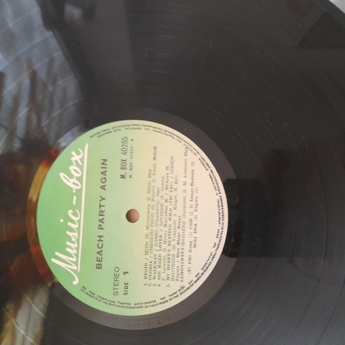 Beach Party Again vinyl record used, foreign music