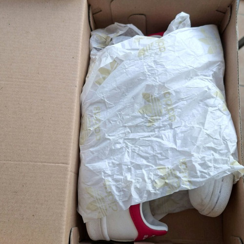 Stan Smith Adidas kids sneakers used, size 32, white-pink