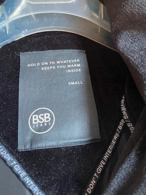 BSB Jacket like new, blue, size S