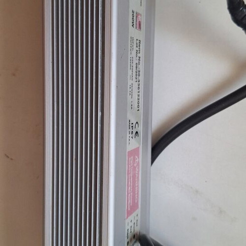 Waterproof LED Slim Power Supply 200W 12V DC used