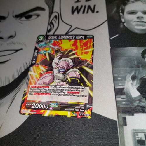 Gravy, Lightning's Might card like new, Dragon Ball Demon God