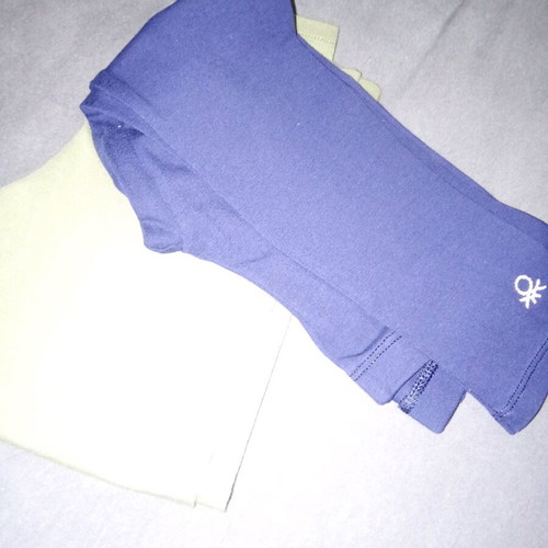 Benetton leggings pack of 2 for 4-5 years like new, khaki and dark blue
