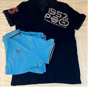 2 τύπου Polo μπλούζες