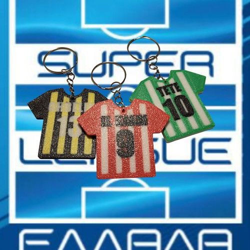 3D printed keychain with football player name and number new