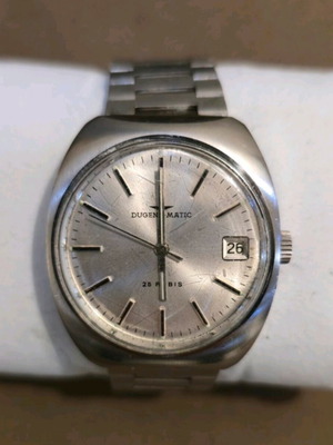 Dugena Matic automatic watch used, gray