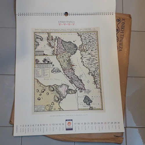 Ioniki Trapeza 1839-1989 150 Years Calendar new