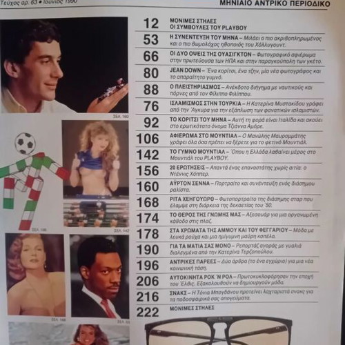 Playboy magazine June 1990 used, collectible condition