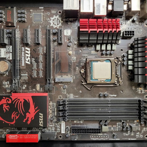 MSI Z97-G45 Gaming motherboard and Intel Core i7-4790 combo like new