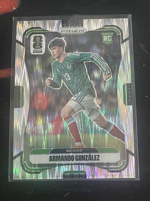 Armando Gonzalez RC silver wave Panini Prizm World Cup card