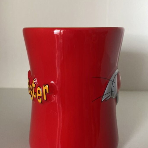 Vintage large embossed mug like new