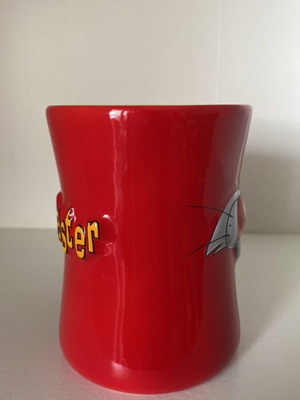 Vintage large embossed mug like new