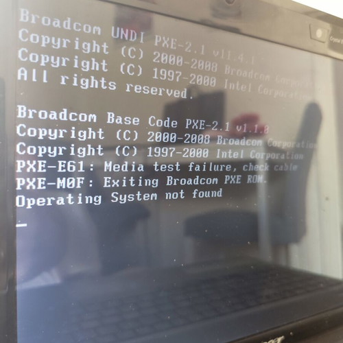 Acer Aspire 5738c Laptop for parts, refurbished, missing hard drive