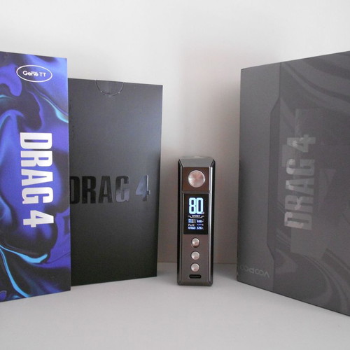 Voopoo Drag 4 Box Mod 177W new Gunmetal Ocean Blue