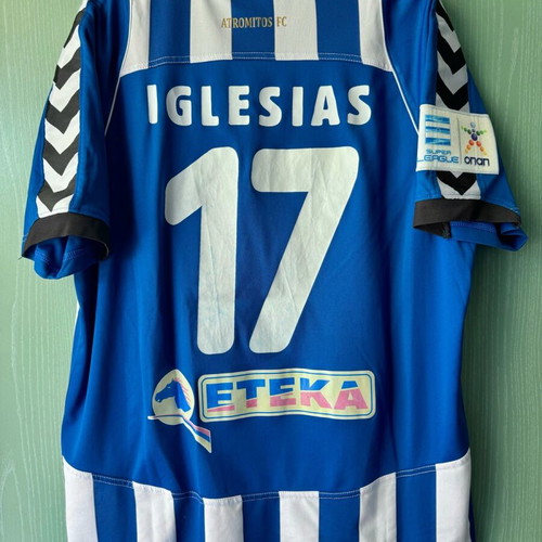 Matchworn Atromitos jersey used, size XL, Iglesias