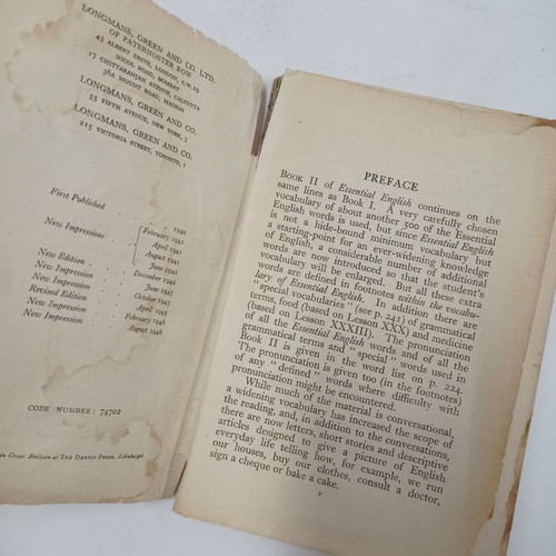 Essential English for Foreign Students Book 2 μεταχειρισμένο, έκδοση 1946