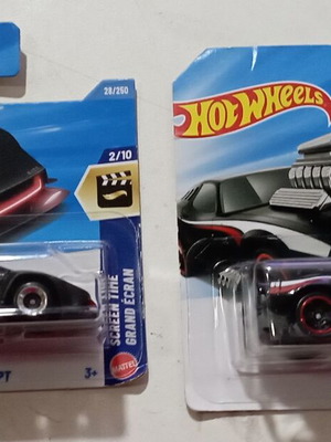 Hot Wheels Rodger Dodger και K.I.T.T. Concept μεταλλικά αυτοκινητάκια, sealed σετ 2