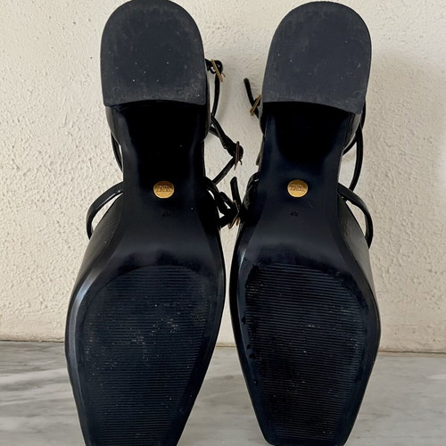 Zara Mary Jane heels new, size 40, black patent leather