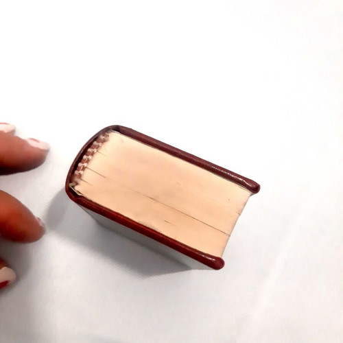 Miniature books used, "The Picture of Dorian Gray" & "Hamlet"