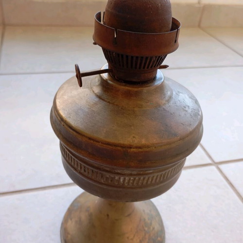 Oil lamp used, old