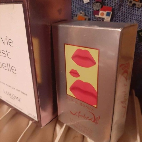 Branded perfume boxes new, pack of 15 for collection or decoration